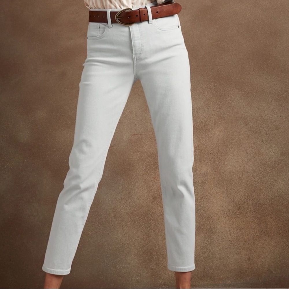 NWT BANANA REPUBLIC HIGH RISE SLIM LIGHTWEIGHT STRETCH JEANS  28 / INSEAM 29.5”